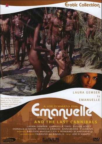 Omslag: EMANUELLE AND THE LAST CANNIBALS