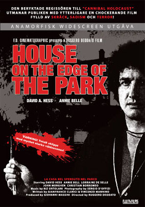 Omslag: HOUSE ON THE EDGE OF THE PARK